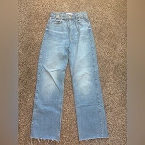 Zara high waisted wide leg jeans